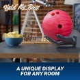 thumbnail image 5 of Hold My Ball Bowling Ball Holder – Black Wall Mount Hand Display Rack for Ball Storage & Memorabilia | Ball Holder Display Stand for Collectors & Sports Fans, 5 of 7