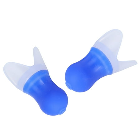 

Fdit Ear Care Accessory 2Pcs Ear Plugs Waterproof Noise Reduction Silicone Protective Earplug for Swimming Flying Silicone Ear Plug