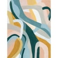 thumbnail image 3 of Vess, June Erica 12x14 Black Modern Framed Museum Art Print Titled - Pastel Puzzle II, 3 of 5