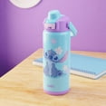 thumbnail image 7 of Zak Designs 20oz Stitch Kids Straw Water Bottle, Stainless Steel Vacuum Insulated Liberty Bottle with Easy-Open Locking Spout Cover for Travel, Built in Carry Handle, 7 of 7