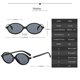 thumbnail image 4 of gafas nerd, color Carey, montura ovalada, estilo antiguo, retro, grado de miopía, luz anti-azul, 4 of 5