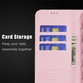 thumbnail image 6 of iPhone 12 Pro Max Wallet Case, Premium PU Leather TPU Shockproof Inner Shell Folio Stand Card Holder Flip Magnetic Luxury Cover Case for Apple iPhone 12 Pro Max 5G 6.7", Pink, 6 of 8