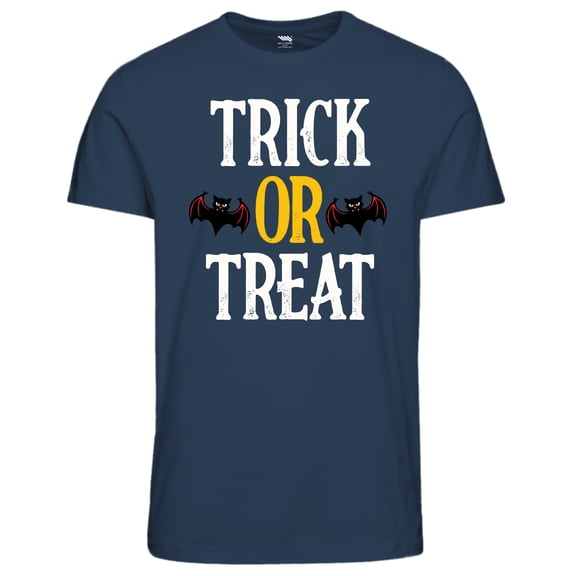 Halloween Shirts for Men - Trick Or Treat Printed Tshirt, Scary Costume Tees, Funny Clothes