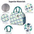 thumbnail image 4 of Lunch Bag Lunch Box for Women Reusable Insulated Lunch Bags,Water-Resistant Smile Stars Starfish Pattern Cooler Lunch Tote Bag, Large Capacity for Work Travel Picnic, 4 of 6