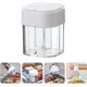 thumbnail image 5 of Dispensador de condimentos Caja de condimentos Tarro de condimentos de 4 compartimentos Bote de sal Azucarero Contenedor de condimentos Salero y pimentero para cocina Barbacoa Tarro de almac, 5 of 5