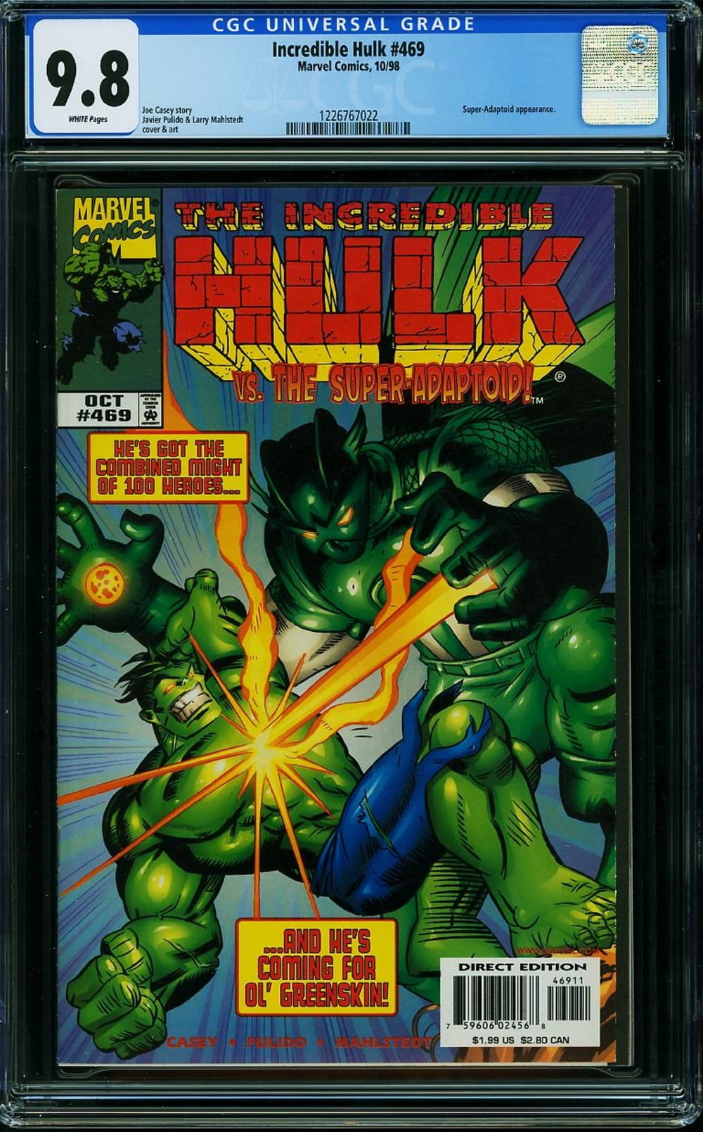 Cover of The Incredible Hulk #469