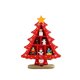 thumbnail image 1 of Bewildely Adorno de árbol de Navidad, marco hecho a mano para niños, adornos de madera, llamativa, decoración del hogar, ventana, fiesta, Kits de decoración para fiestas Rojo Bewildely HA068048-01B, 1 of 6