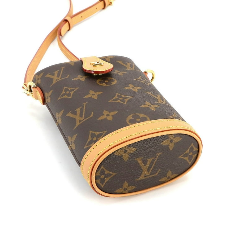 Pre-Owned LOUIS VUITTON Monogram Fold Me Pouch Shoulder Bag Brown  