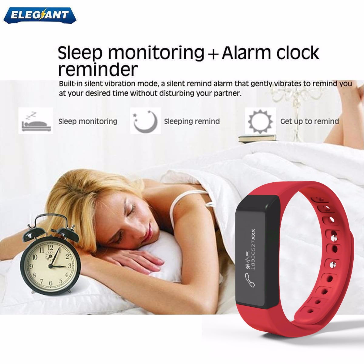 Elegiant smart bracelet app sales