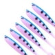 thumbnail image 2 of Cebo de cola en T biónico suave, accesorios de pesca multifuncionales de 9cm, color morado, 6 uds. Pesca con cebo blando, 2 of 6
