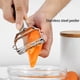 thumbnail image 3 of Pelador en juliana ANGGREK Acero inoxidable Fácil de limpiar Mango antideslizante Doble Cara, 3 of 8