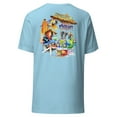 thumbnail image 3 of Global Chillin' Parrot Party Unisex Adult Surfing Lightweight Beach Tee Shirt, 3 of 4