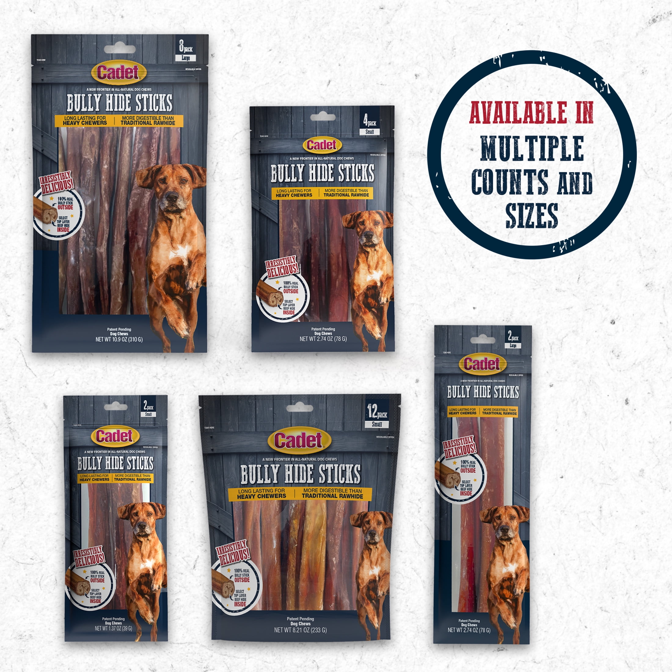 Cadet bully sticks walmart hotsell