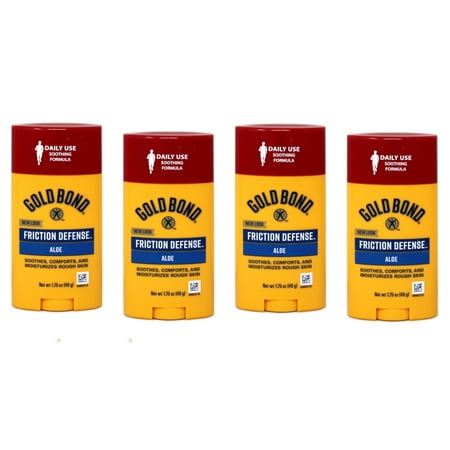 Gold Bond Friction Defense Stick Unscented 1.75 oz (Pack of 4)