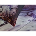 thumbnail image 4 of Ambesonne Space Cat Quilted Bedspread Set 3 Pcs, Nebula Galaxy Cosmos, King Size, Dark Blue Purple, 4 of 5