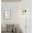 thumbnail image 7 of FSLiving Plug-in Wall Sconce with Remote Control Tiffany Style Wall Lamp Dimmable and Color Changing Wall Light for Reading Bedroom Nightstand Mirror Corrider,Bulb Included - 1 Light, 7 of 7