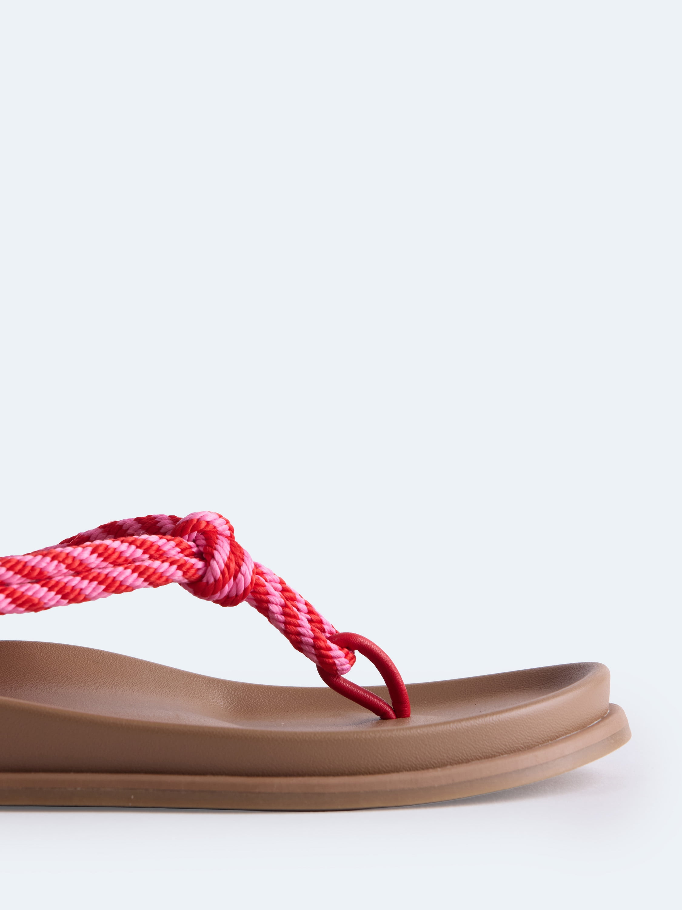 Free Assembly Women's Rope Footbed Sandals