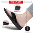 thumbnail image 5 of Comfortable Walking Flip Flops for Womens, Orthopedic Walking Sandals with Arch Support, Flat Feet Pain Relief Sandals for Beach, Summer, Pool, 5 of 5