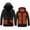Black, variant on BangWanChi Womens Jackets Dressy USB Intelligent Constant Top Temperature Heated Windproof Plus Size Coat For Men And Women Winter 9 Heated Jacket Coat