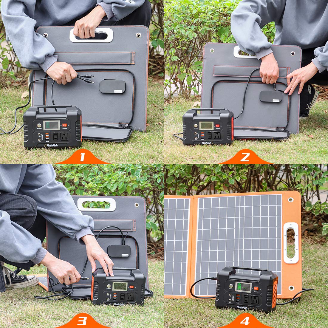 FlashFish 200W Continuous / 250W Peak Portable Power Station