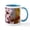 White/Blue Inside, variant on CafePress - Almond Blossoms In Spring Mug - 11 oz Ceramic Mug - Novelty Coffee Tea Cup
