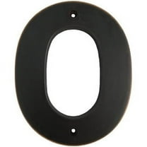 Contemporary House Number, #0, 5 Inches, Vintage Bronze by Stone Harbor Hardware