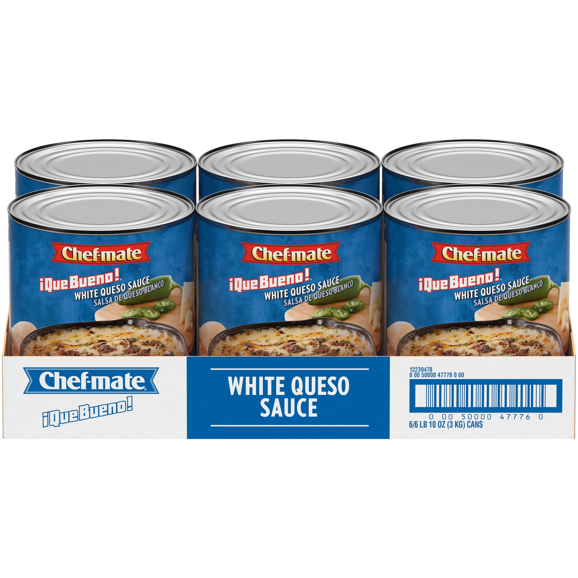 (Price/Case)ChefMate White Queso Sauce 106 Ounces 6 Per Case