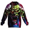 thumbnail image 3 of Goosebumps Zipper Pullover Sweatshirt Hoodies High Neck Hooded Sweater Fashion Daily Hoody Clothes, 3 of 6