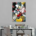 thumbnail image 3 of Classic Cartoon Mickeys Wall Art Picture Painting Poster Canvas Print Posters Artworks Bedroom Living Room Decor 12x18inch(30x45cm), 3 of 6