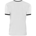 thumbnail image 2 of Next Level - Camiseta de algodón para adultos unisex (Blanco/Negro), 2 of 2