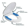 thumbnail image 2 of Mayfair by Bemis 1870FZ 000 1870FZ 000 TruComfort Toilet Seat with Inserts Provides Comfort and Relieves Pressure Points, 2 of 5