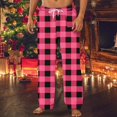 thumbnail image 2 of Men's Flannel Plaid Pajama Pants Cotton Lightweight Pajama Bottoms with Pockets Comfy Sleepwear Lounge Pj Slacks Pants, 2 of 4