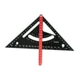 thumbnail image 4 of Escuadra de carpintero, escuadra combinada, regla triangular portátil multifuncional, herramientas de carpintería para proyectos de enmarcado y, 4 of 9