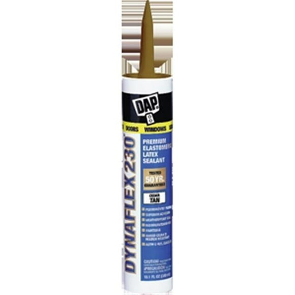 Dap 18412 Scellant Latex Élastomérique Dynaflex Cedar Tan 230 de 10,3 oz