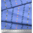 thumbnail image 1 of Soimoi Blue Cotton Voile Fabric Pannahazar Jamdani Decor Fabric Printed Yard 42 Inch Wide, 1 of 1