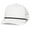 White/Black, variant on 5 Panel Mesh Back Rope Trucker Hat Adjustable Snapback Baseball Cap