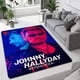 thumbnail image 5 of Alfombra con estampado de la estrella de rock francesa Johnny Hallyday, sala de juegos, sala de estar, dormitorio, alfombra antideslizante, accesorios de fotografía, regalo de cumpleaños, 5 of 5