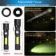 thumbnail image 2 of Linterna LED con lámpara UV de 395 nm, linterna iToncs con imán USB COB de 3000 mAh, linterna táctica con zoom, lámpara de luz negra recargable, detector de billetes y orina de mascotas., 2 of 7