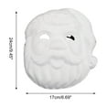 thumbnail image 2 of Unique Bargains 1 Pc Santa Claus Party Mask White Pulp, 2 of 5