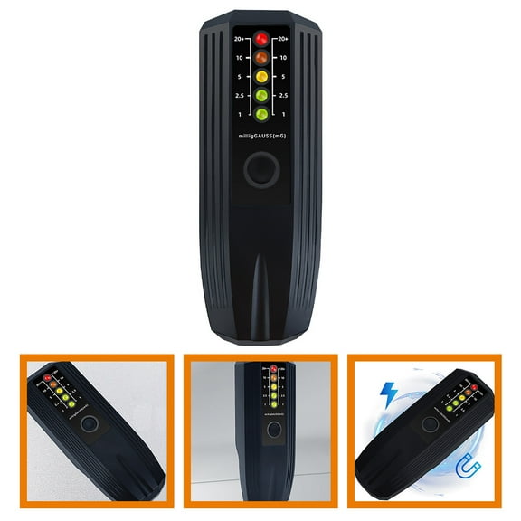 Magnetic Field Meter Detector Portable LED Hunting Paranormal Tester Electromagnetic Radiation EMF Meter