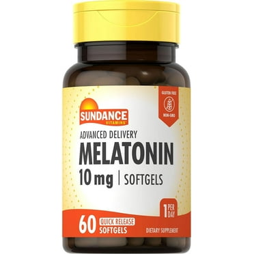 Melatonin 10mg | 60 Softgels | For Men and Women | by Sundance