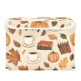 thumbnail image 7 of Yayeee Collapsible Cube Storage Bin with Lid Fabric Closet Decorative Basket with Handles, Fall Book, 7 of 7