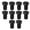 Black, variant on Aluminum Benches Clamps Workbench Peg Brake Stops Clamp 19/20mm Dogs Limit Block