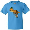 thumbnail image 3 of Inktastic T-Rex King of Oktoberfest Youth T-Shirt, 3 of 5