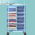 thumbnail image 4 of Nefoso Laundry Hamper with 4 Wheels, 90L Rolling Laundry Basket with Removable Bag, 600D Oxford Fabric(Beige), 4 of 9