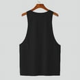 thumbnail image 4 of INCERUN Mens Sleeveless Loose Casual Solid Basic Shirt Summer Gym Tank Tops, 4 of 7