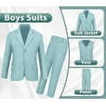 thumbnail image 2 of Lycody Boys Suits 3 Piece Slim Fit Suit Set Dresswear Ring Bearer Outfit for Boy, 2 of 6
