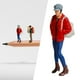 thumbnail image 3 of Figura de personas en miniatura Sunnimix 1/87 2cm de alto Rojo B, 3 of 7