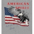 thumbnail image 2 of Americana Let Freedom Ring Heather Gray Adult Long Sleeve Hoodie-XXL, 2 of 3