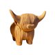 thumbnail image 1 of Figura De Vaca De Las Highlands Adorno de vaca, mini estatua de vaca de las tierras altas para niños, juguete de regalo para bebé (marrón claro) Tmvgtek Libre de BPA, 1 of 6